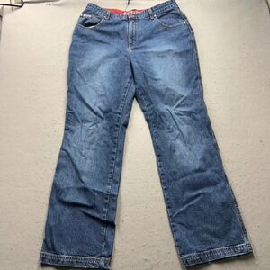 Hydraulic Carpenter Jeans Womens 13/14 Blue Denim Wide Leg Utility Vintage 3627